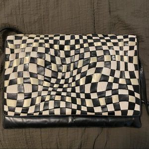 VINTAGE Sharif checkered crossbody bag